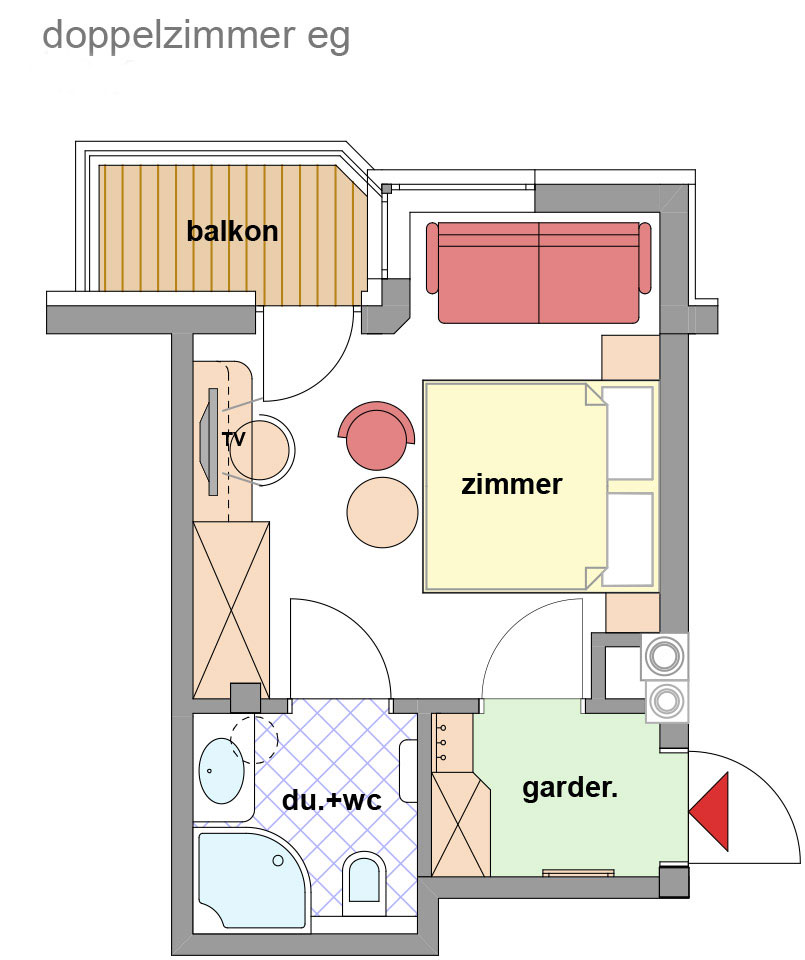 Doppelzimmer Musica