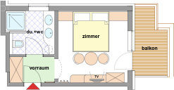 Doppelzimmer Zweiklang