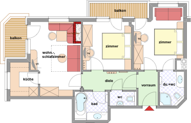 Wohnung Melodie de Luxe
