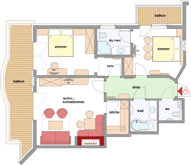 Wohnung Symphonie de Luxe