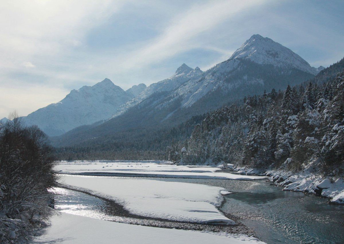 Eislaufen und Eisklettern